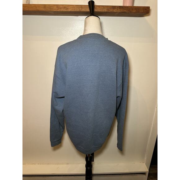 Vintage Sweatshirt L Button Children’s Book Embellished Crewneck Dead stock - Picture 7 of 8